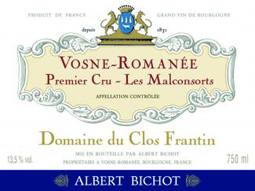 Vosne-Romanée 1er Cru Les Malconsorts Domaine du Clos Frantin
